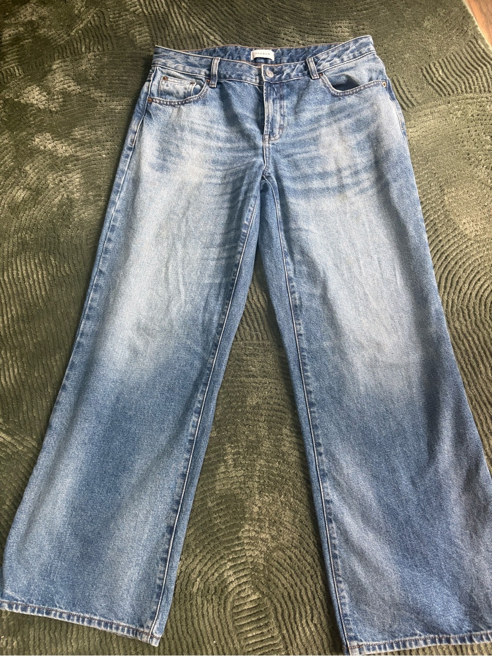 Pacsun jeans Women's Light Blue Wide-Leg Jeans